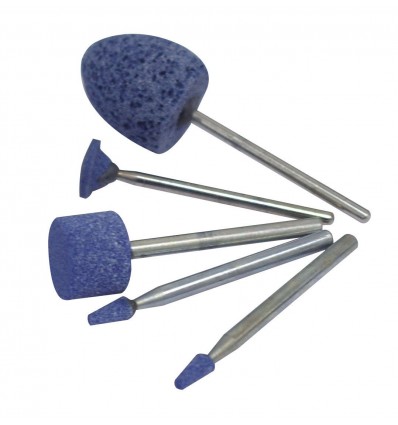 Muelas con vástago 3 mm - super-abrasivo azul