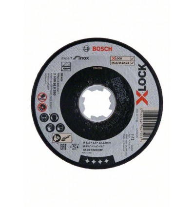 Disco de corte inox sistema X-LOCK EXPERT