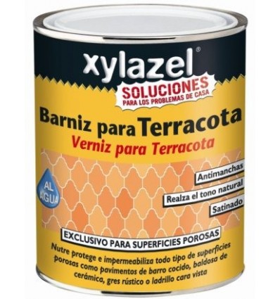 BARNIZ SUELO TERRA EXT. SAT. AGUA INC. XYLAZEL 750 ML