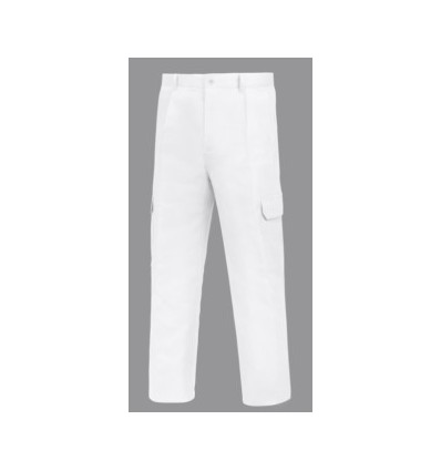 Pantalón multibolsillo blanco L500 PGM31