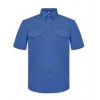 Camisa manga corta 2 bolsillos azul L5001 P29