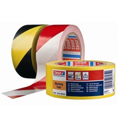 Rollo cinta señalización adhesiva PVC 50 mm x 3 m 60760