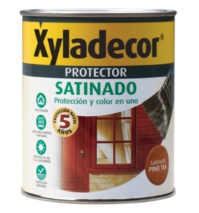 Protector madera satinado interior/exterior 3 en 1 750 ml