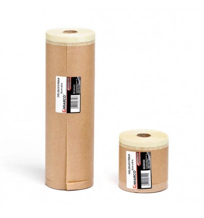 Rollo papel protector con cinta krepp 45 m lineales