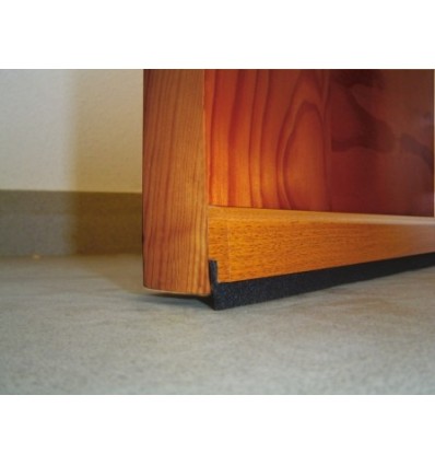 ⇒ Burlete bajo puerta adhesivo brinox b80330y 100cm madera clara