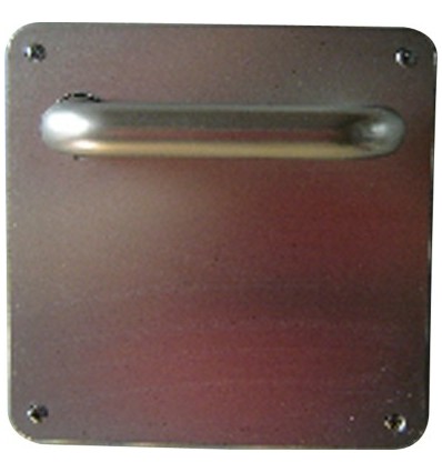 Manilla aluminio forma U placa cuadrada mod 1988/600CH