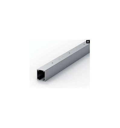 Carril perfil lITE+ 100 aluminio anodizado SILVER