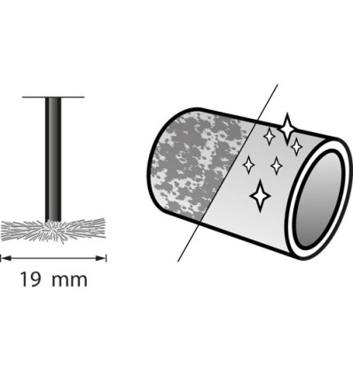 DREMEL 530 CEPILLO INOX 19 MM 26150530JA