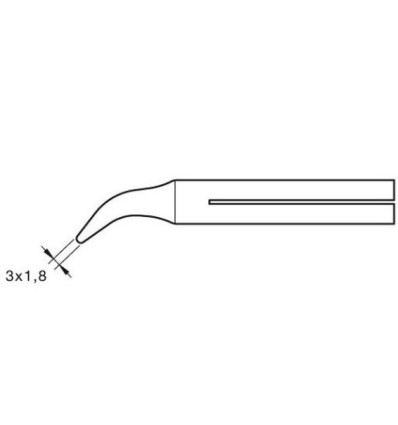 PUNTA 3,7MM CT-25-D (55N) LARGA DURACION