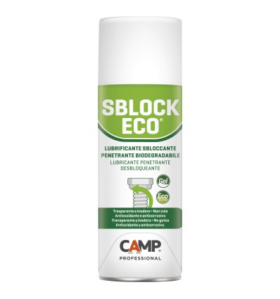 LUBRIFICANTE DESBLOQUEANTE BIODEGRADABLE SBLOCK ECO EN AEROSOL DE 400 ML