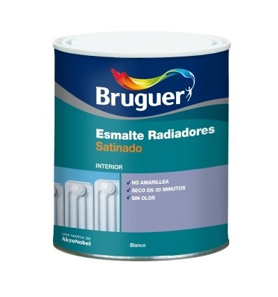 ESMALTE ACRIL SAT. 750 ML BL INT/EXT RADIADORES BRUGUER