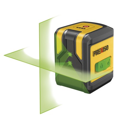 NIVEL LASER DE 2 LINEAS EN CRUZ VERDE PLC10PG