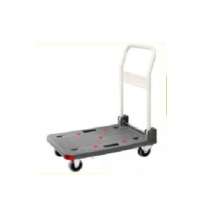 CARRO PLATAFORMA 468X740 PLASTICO 150 KG CON FRENO PT-150P