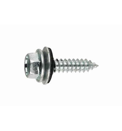 TORNILLO ROSCA CHAPA CABEZA HEXAGONAL + ARANDELA 6,3X25 P25 AUE + ARVUL