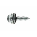 TORNILLO ROSCA CHAPA CABEZA HEXAGONAL + ARANDELA 6,3X25 P25 AUE + ARVUL