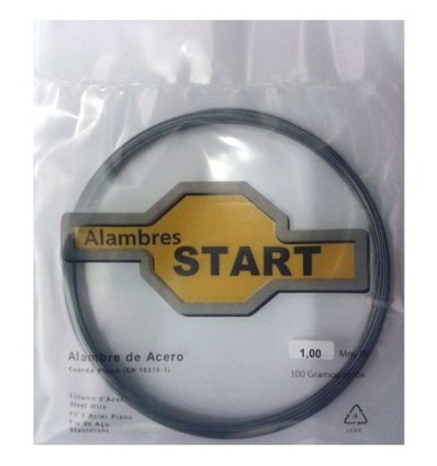 ALAMBRE CUERDA PIANO 1MM 250GR ACERO