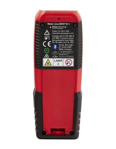 MEDIDOR LASER DISTO D1 (ALCANCE 40 M PRECISION ± 2.0 MM)