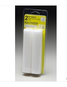 2 RECAMBIOS MINI RODILLO ESPUMA 6 CM MULTIUSOS