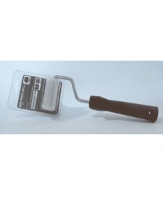 MINI RODILLO VELOUR 6 CM + VARILLA ESMALTAR Y BARNIZAR AL DISOLVENTE