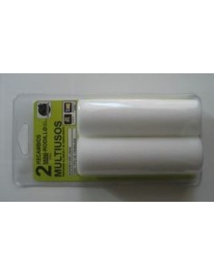 2 RECAMBIOS MINI RODILLO ESPUMA 11 CM MULTIUSOS