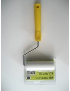 MINI RODILLO ESPUMA 11 CM + VARILLA MULTIUSOS