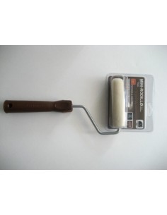 MINI RODILLO VELOUR 11 CM + VARILLA ESMALTAR Y BARNIZAR AL DISOLVENTE