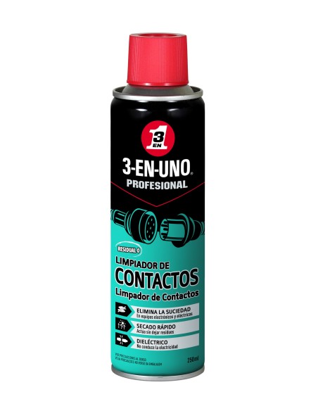 LIMPIADOR CONTACTOS 3 EN 1 250ML