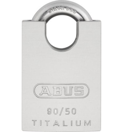 CANDADO ALUMINIOMINIO 90RK-50 CON 2 LLAVES ABUS