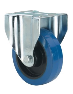 RUEDA FIJA 17ZV100-PGMR100 GOMA AZUL RODILLO 2-2731