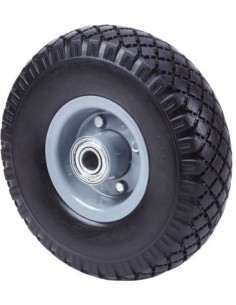RUEDA CARRETILLA ALMACEN 260-20-75 METALICA IMPINCHABLE BOLAS 4-1567