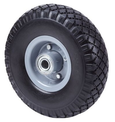 RUEDA CARRETILLA ALMACEN 260-20-75 METALICA IMPINCHABLE BOLAS 4-1567