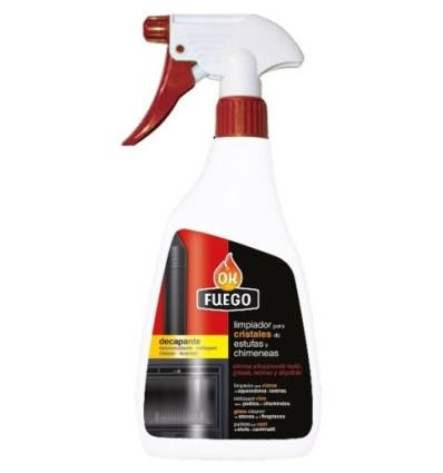 LIMPIADOR ESTUFA 500 ML DECAPANTE PISTOLA OK FUEGO