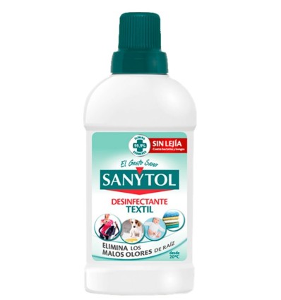 LIMPIADOR DESINFECCION TEXTIL SANYTOL 170030 0,5 LT