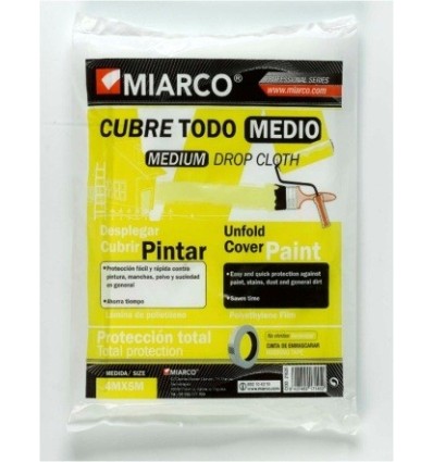 PLASTICO PROTECTOR 4 X 5MT MEDIO CUBRETODO