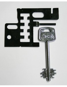 BORJAS CERRADURA 1808/1813 1884 4 VUELTAS 5 LLAVES MCM 1884