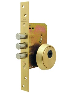CERRADURA SEGURIDAD BULONES R201B/56/6L 50MM