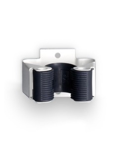 COLGADOR ESCOBAS ADHESIVO BLANCO 2055-2- 2 PIEZAS