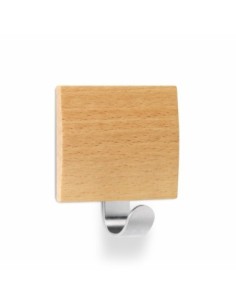COLGADOR HOG 51X45X24MM ADH INOX/MADERA HAYA 2320-8+ INOFIX