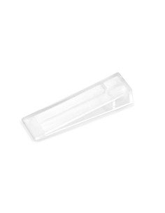 3 CUÑAS DE PLASTICO TRANSPARENTE 12X20X72 MM