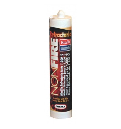 MASILLA REFR. A/TEM 1200ºC INT. CREM NON FIRE KRAFFT 310 ML