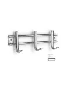 COLGADOR ACERO INOX 3 GANCHOS