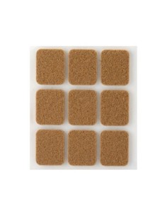 FIELTRO SINTETICO ADHESIVO 29 X 23 MM MARRON 4076-4-