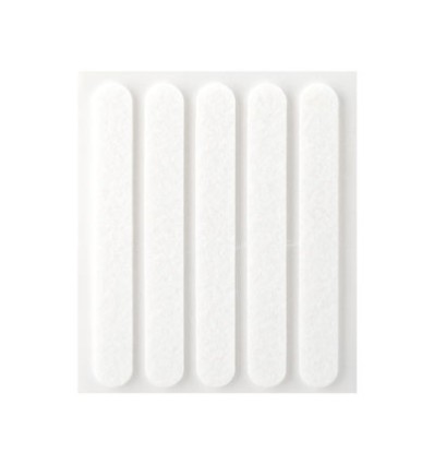 FIELTRO SINTETICO ADHESIVO 95 X 12 MM BLANCO 4077-2-