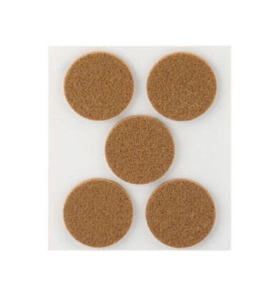 FIELTRO SINTETICO ADHESIVO  34 MM MARRON 4079-4-
