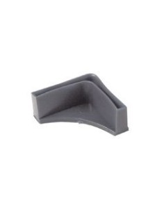 PIE PLASTICO GRIS 40X40 PARA ANGULO ESTANTERIA RANURADA