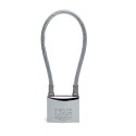 CANDADO 50MM SEGURIDAD ARCO LARGO CON CABLE IN. INOX IFAM 85051