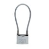 CANDADO 50MM SEGURIDAD ARCO LARGO CON CABLE IN. INOX IFAM 85051