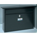 BUZON EXT.ACERO BERLIN NEGRO 02184