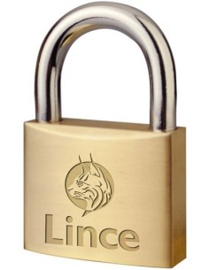 CANDADO 300 ARCO NORMAL LLAVES IGUALES LINCE 40 MM LATON