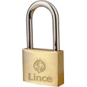 CANDADO SEG 30MM ARCO LARGO LLAVE Nº 3387 LATON LINCE 930130